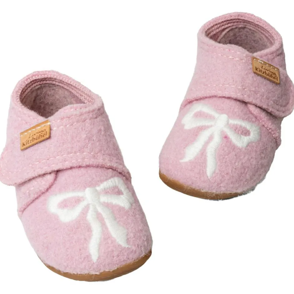 Kinder Living Kitzbu00fchel Living Kitzbühel - Kid's Mimi Masche Klettschuh - Hausschuhe