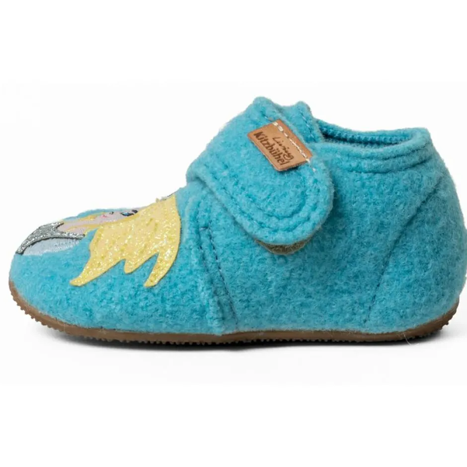 Kinder Living Kitzbu00fchel Living Kitzbühel - Kid's Schneeprinzessin Klettschuh - Hausschuhe