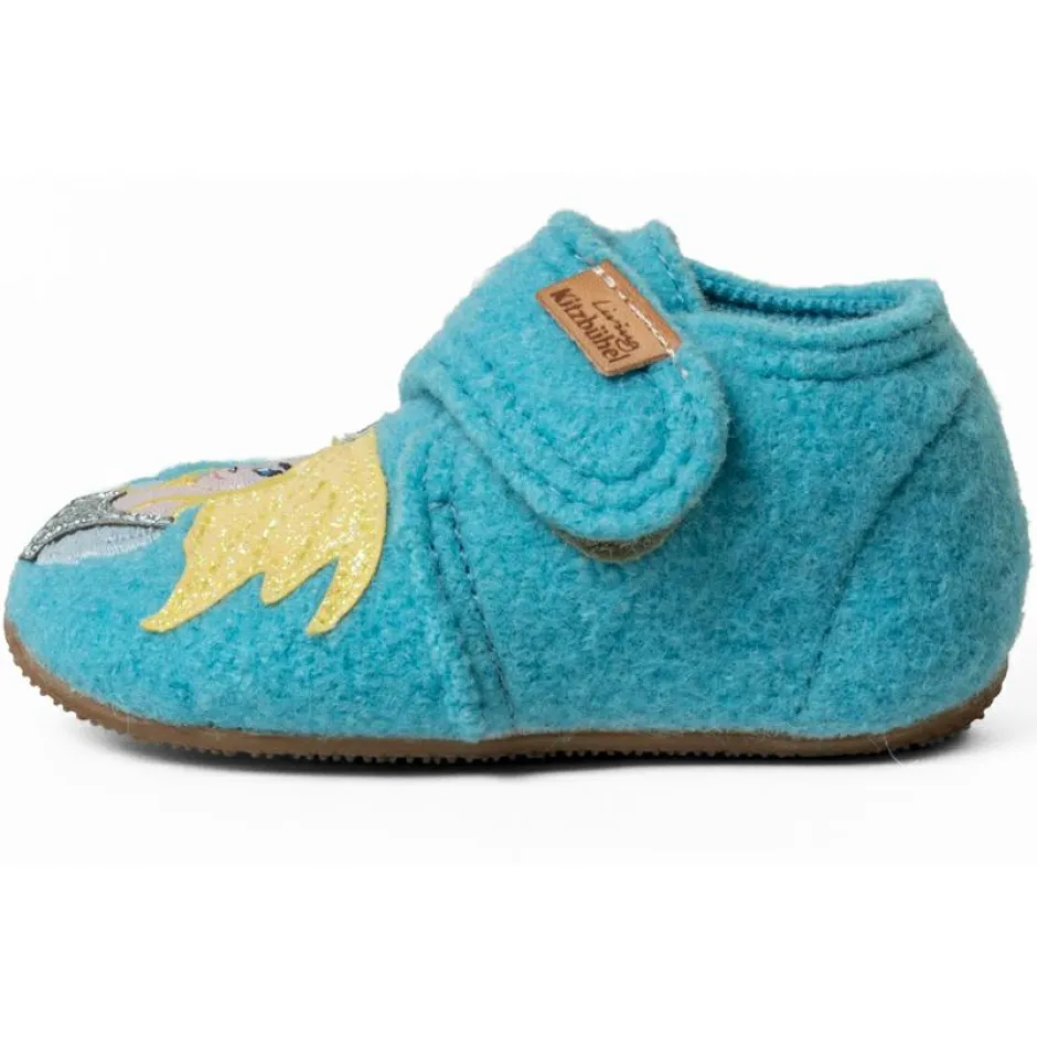 Kinder Living Kitzbu00fchel Living Kitzbühel - Kid's Schneeprinzessin Klettschuh - Hausschuhe