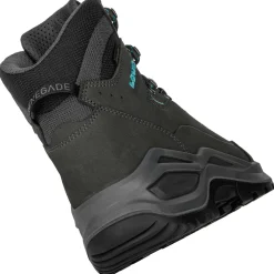 Lowa - Women's Renegade Evo GTX Mid Slim - Wanderschuhe Asphalt / Turquoise Hot