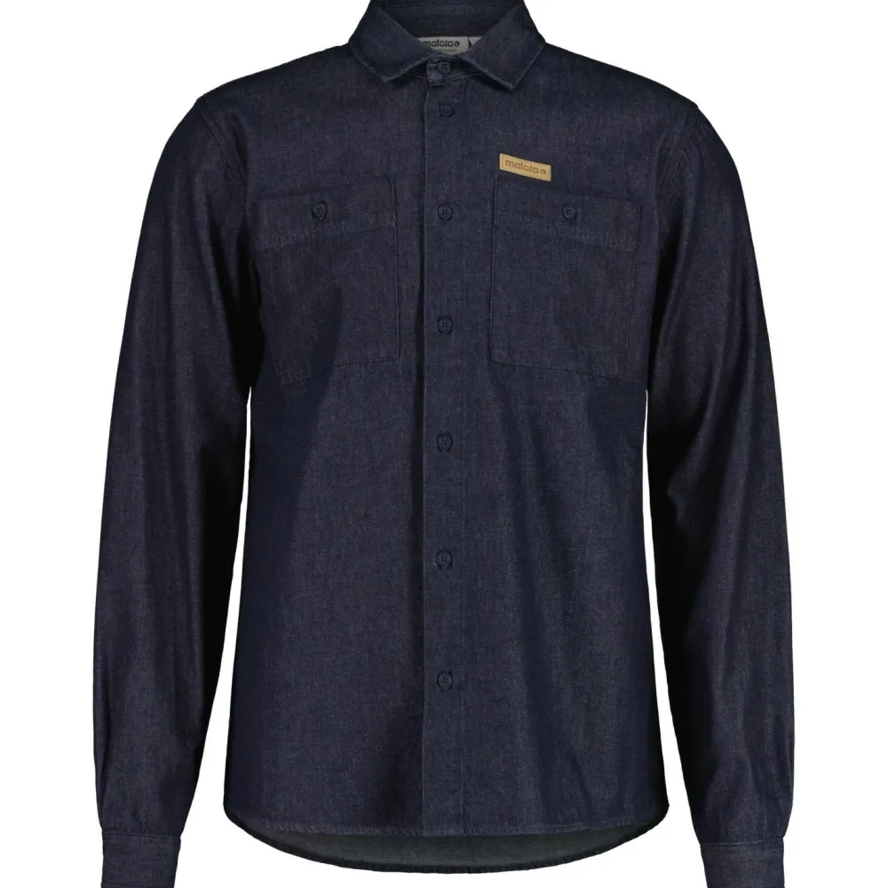 Maloja - ZwickerM. - Hemd Dark Blue Wash Clearance