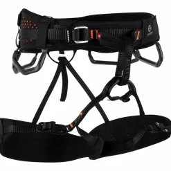 Mammut Klettergurte|Hüftgurte-- Comfort Fast Adjust Harness - Klettergurt Black / Safety Orange