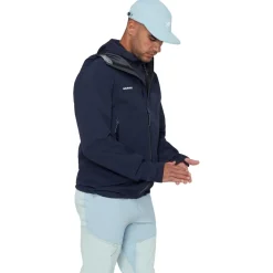 Mammut Trekkingbekleidung|Hochtourenbekleidung-- Crag Hardshell Hooded Jacket - Regenjacke