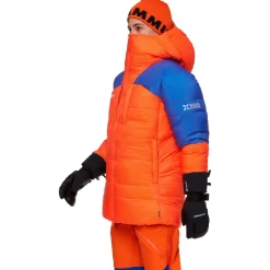 Mammut Daunenjacken|Jacken-- Women's Eiger Nordwand Pro Down Insulation Hooded - Daunenjacke Eiger Orange / Eiger Blue