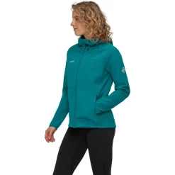 Mammut Wanderbekleidung|Jacken-- Women's Ultimate Comfort Softshell Hooded Jacket - Softshelljacke