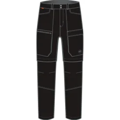 Mammut Trekkingbekleidung|Alltagsbekleidung-- Zinal Hybrid Zip Off Pants - Zip-Off-Hose Black