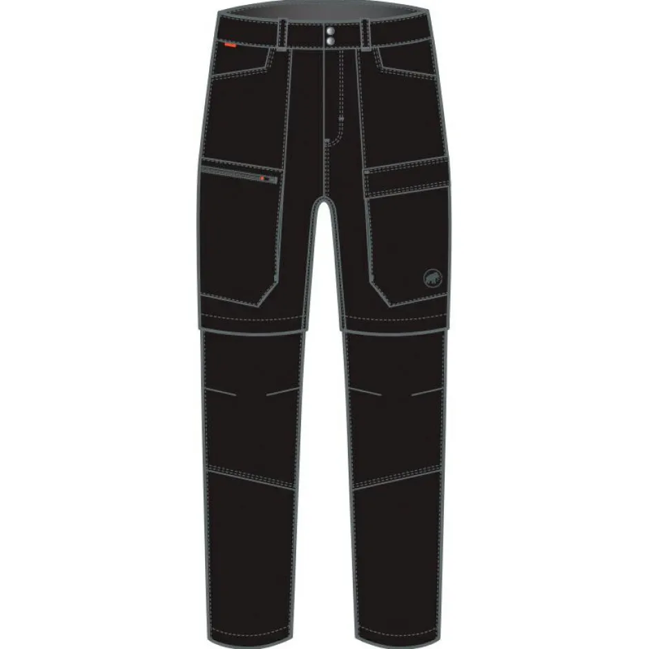 Mammut Trekkingbekleidung|Alltagsbekleidung-- Zinal Hybrid Zip Off Pants - Zip-Off-Hose Black
