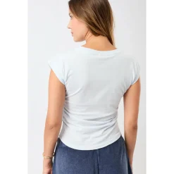 Mandala - Women's Side Ruffled Top - T-Shirt Hot