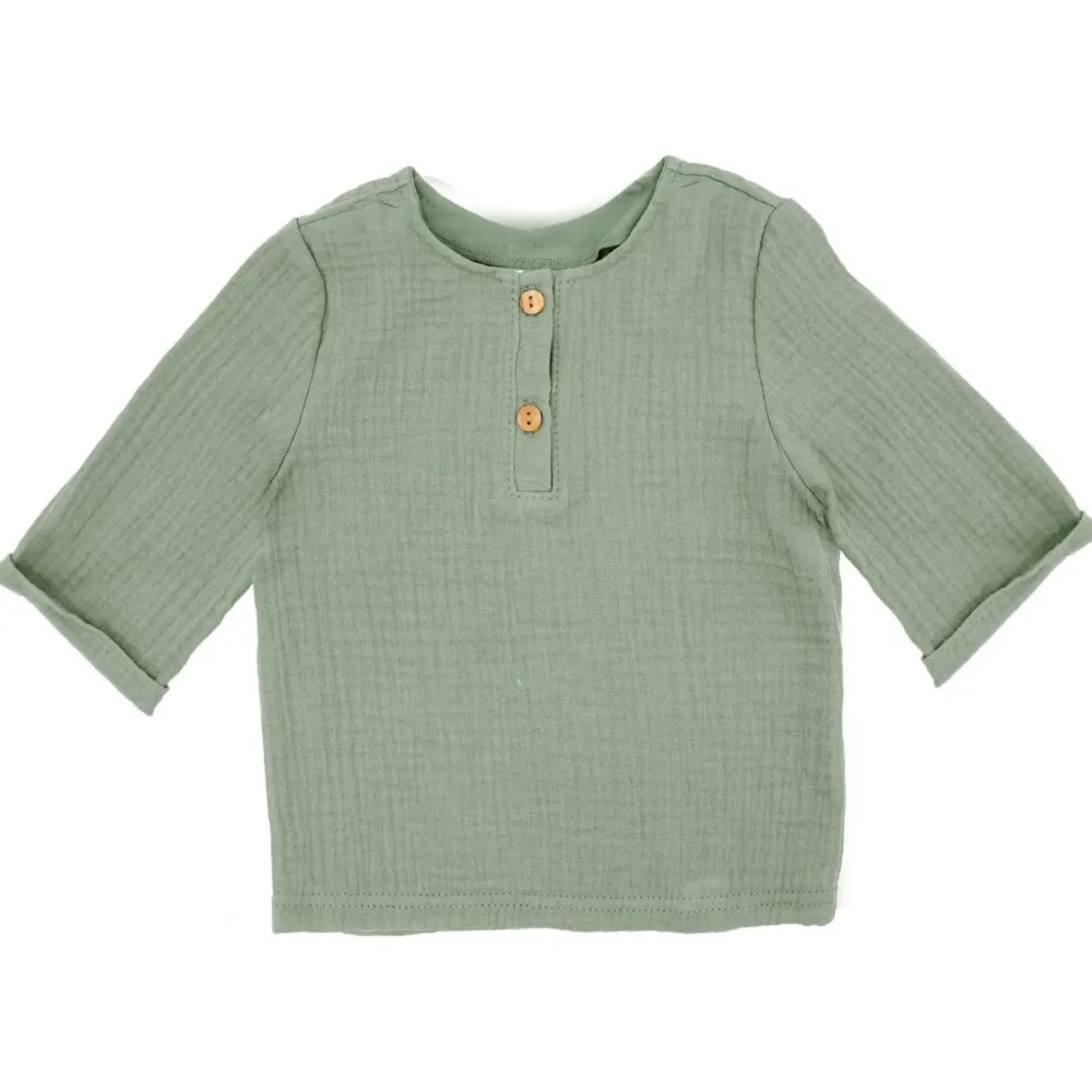 maximo - Baby Boy's Hemd 3/4 Arm Musselin New