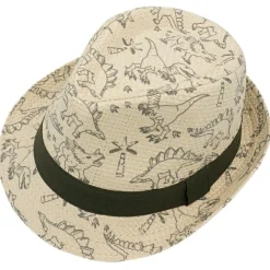 maximo - Kid's Mini Boy Trilby Dino - Hut White Sand / Dark Olive Outlet