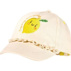 maximo - Kid's Mini Girl Cap Lemon Klettverschluß - Cap Off-White Hot