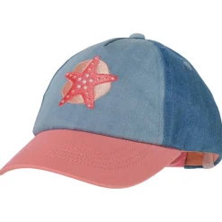 maximo Caps|Kopfbedeckungen-- Kid's Mini Girl Cap Sea Star Snap Back - Cap Blue Washed / Light Terra