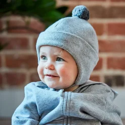 maximo - Kid's Mini-Mütze mit Pompon und Bindeband - Mütze Sale