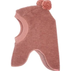 maximo Kopfbedeckungen|Alltagsbekleidung-- Kid's Mini-Schlupfmütze mit Wollfleece und Pompons - Sturmhaube
