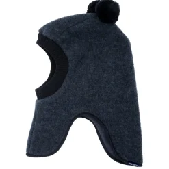 maximo Kopfbedeckungen|Alltagsbekleidung-- Kid's Mini-Schlupfmütze mit Wollfleece und Pompons - Sturmhaube