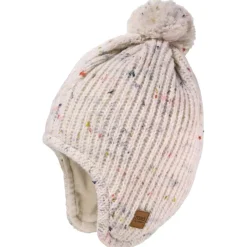 maximo - Kid's Mütze Rippe Mit Zopf - Mütze