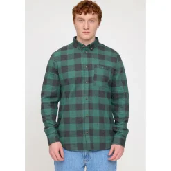 - Checked Fanne hirt - Hed < Mazine Sale