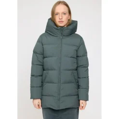 - Woen' Baic id ength Puffer Jacket - Parka < Mazine