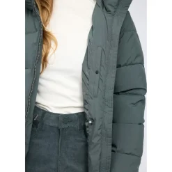 - Woen' Baic id ength Puffer Jacket - Parka < Mazine