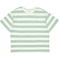 - Woen' Bock tripe T - T-hirt < Mazine