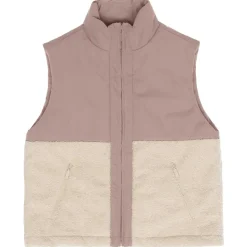 Mazine - Women's Fabric Blocking Vest - Fleeceweste Online