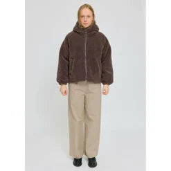 Mazine Freizeitjacken|Jacken-- Women's Faux-Fur Hooded Jacket - Freizeitjacke