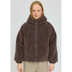 Mazine Freizeitjacken|Jacken-- Women's Faux-Fur Hooded Jacket - Freizeitjacke