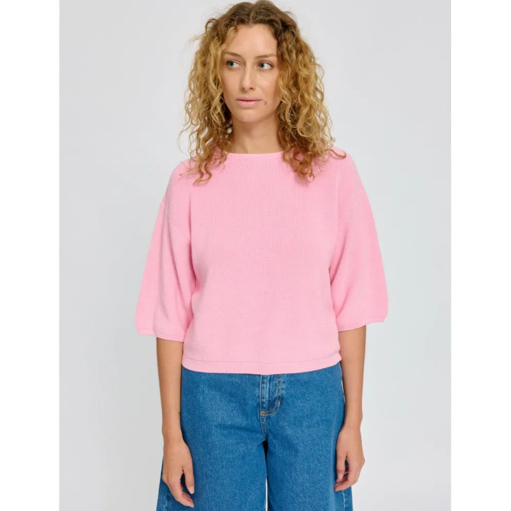 - Woen' Haf eeve Knit Juper - Puover < Mazine New