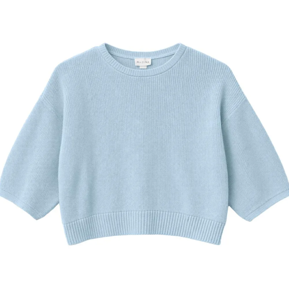 - Woen' Haf eeve Knit Juper - Puover < Mazine New