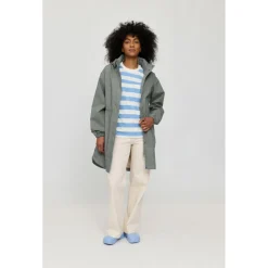 Mazine Alltagsbekleidung|Mäntel-- Women's Natural Rain Parka - Mantel Light Bottle