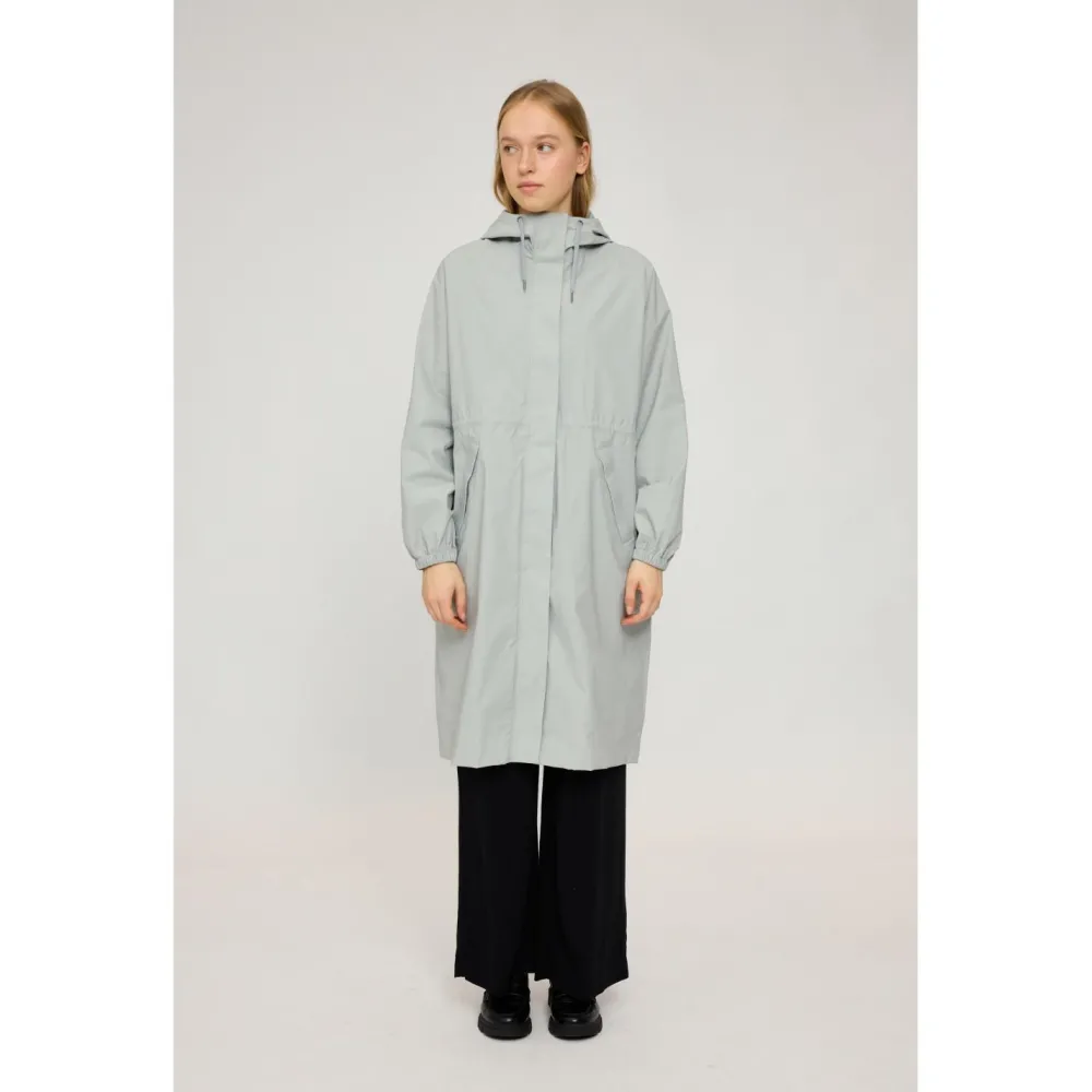 - Woen' Overized Rain Coat Recyced Fabric - ante < Mazine Sale