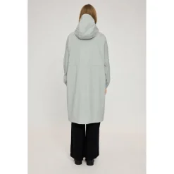 - Woen' Overized Rain Coat Recyced Fabric - ante < Mazine Sale