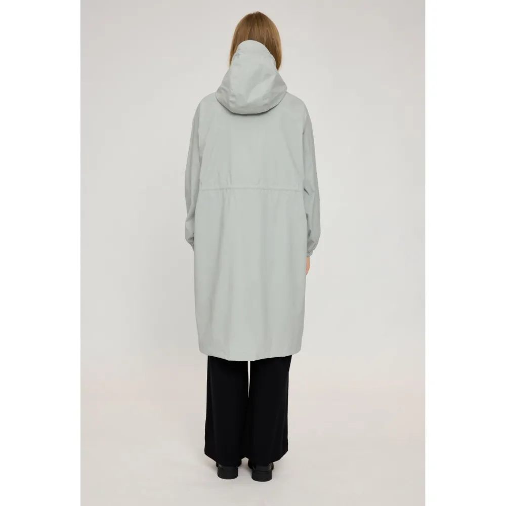 - Woen' Overized Rain Coat Recyced Fabric - ante < Mazine Sale