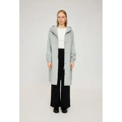 - Woen' Overized Rain Coat Recyced Fabric - ante < Mazine Sale