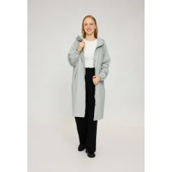 - Woen' Overized Rain Coat Recyced Fabric - ante < Mazine Sale