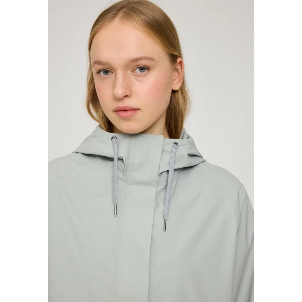 - Woen' Overized Rain Coat Recyced Fabric - ante < Mazine Sale