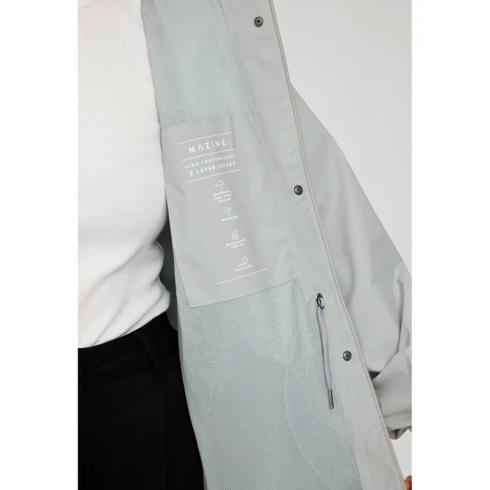 - Woen' Overized Rain Coat Recyced Fabric - ante < Mazine Sale