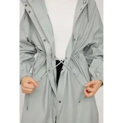 - Woen' Overized Rain Coat Recyced Fabric - ante < Mazine Sale