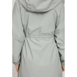- Woen' Overized Rain Coat Recyced Fabric - ante < Mazine Sale