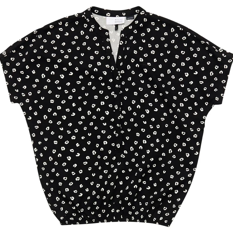 Mazine - Woen' Printed V-Neck Boue - Bue