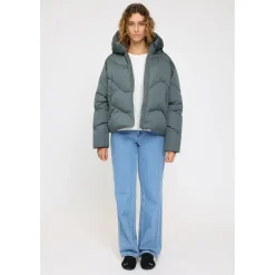 Mazine - Women's Waves Quilt Short Puffer Jacket - Winterjacke Sale