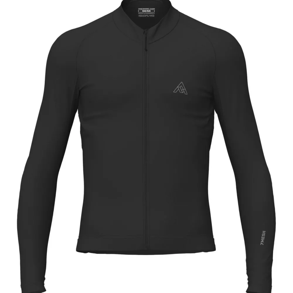 7mesh - Atlas Jersey L/S - Radtrikot Black Online