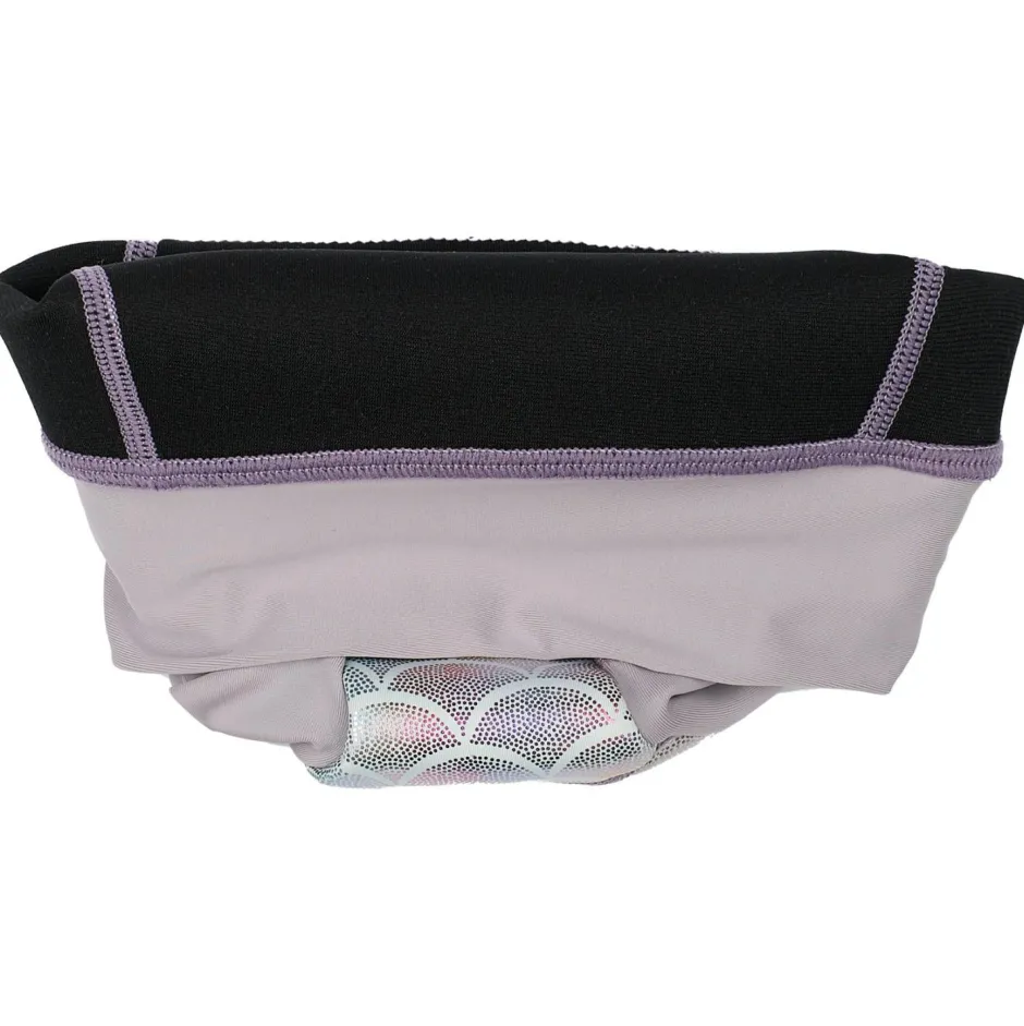 Mikk-Line Bademode-- Kid's Baby Swim Pant Frill Recycled AOP - Badehose