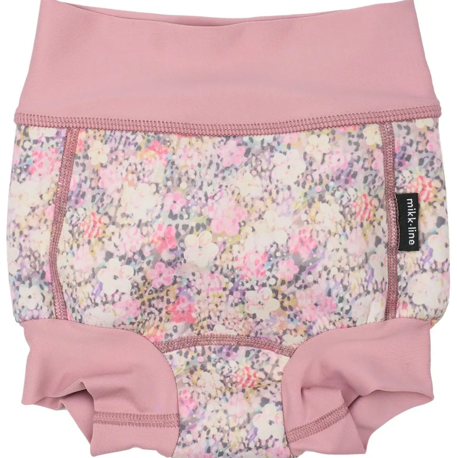 Mikk-Line Bademode-- Kid's Baby Swim Pant Frill Recycled AOP - Badehose