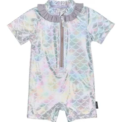 Mikk-Line Bademode-- Kid's UV Suit Frill Recycled AOP - Lycra