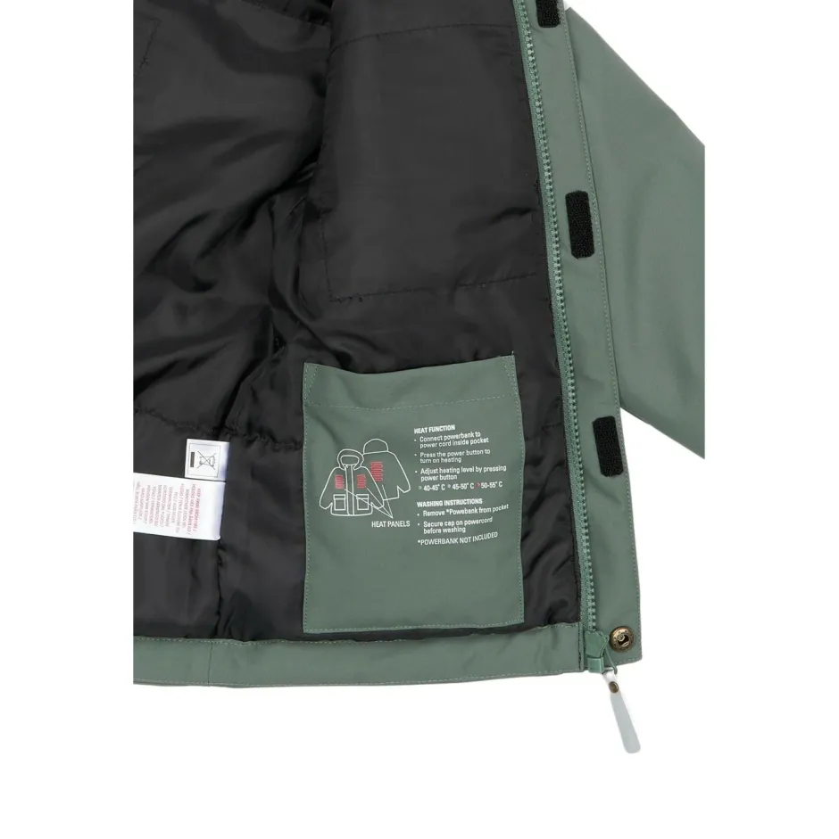 Mikk-Line Winterjacken|Jacken-- Kid's Heating Jacket Parka - Winterjacke Balsam Green