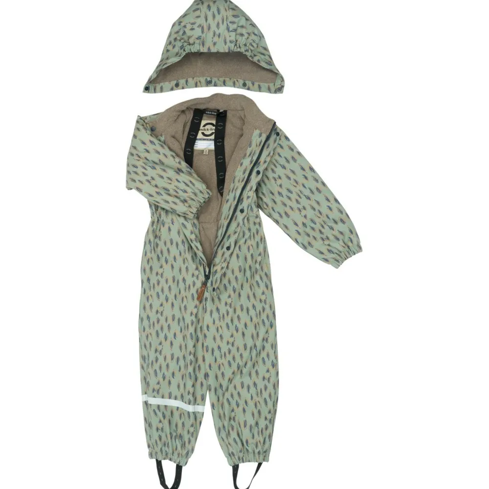 - Kid's PU AOP Rain Suit with Fleece - Overall < Mikk-Line Clearance