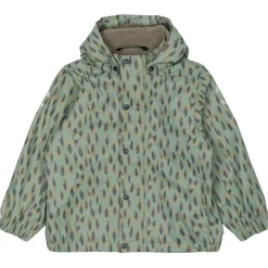 Mikk-Line - Kid's PU Rain Set with Fleece Suspension 104 - Regenset Iceberg Green