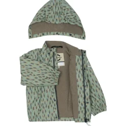 Mikk-Line - Kid's PU Rain Set with Fleece Suspension 104 - Regenset Iceberg Green