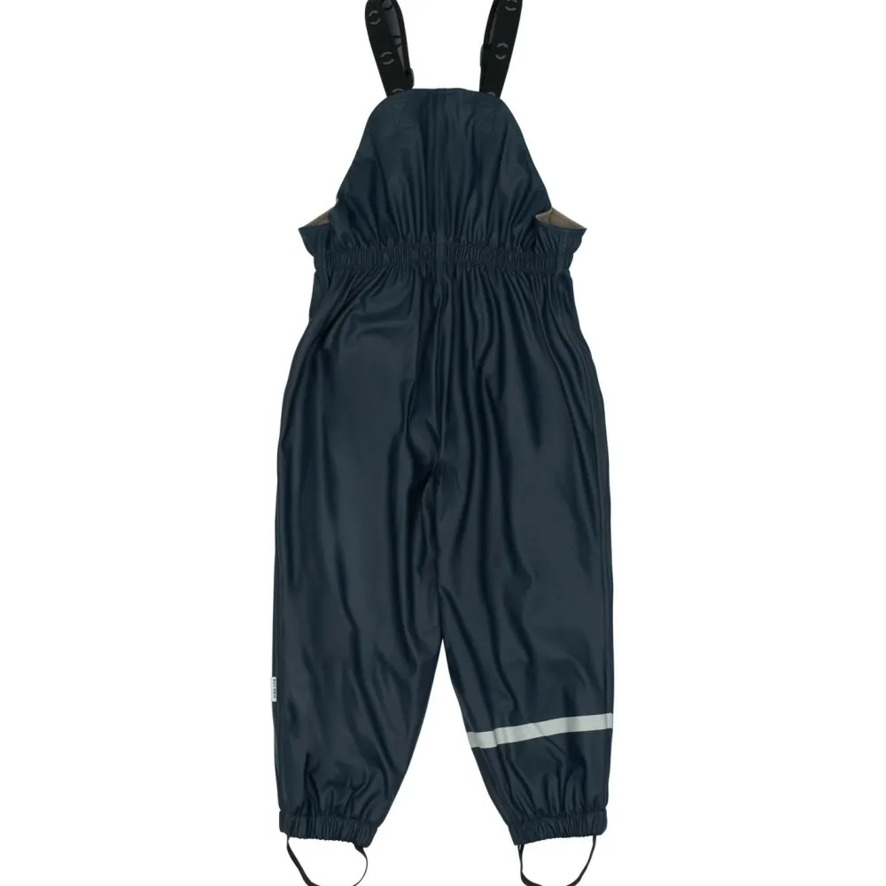 Mikk-Line - Kid's PU Rain Set with Fleece Suspension 104 - Regenset Iceberg Green